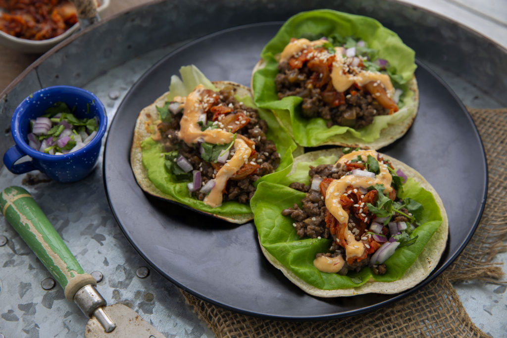 Korean Beef Tacos Recipe - Delicious Korean Tacos | San-J