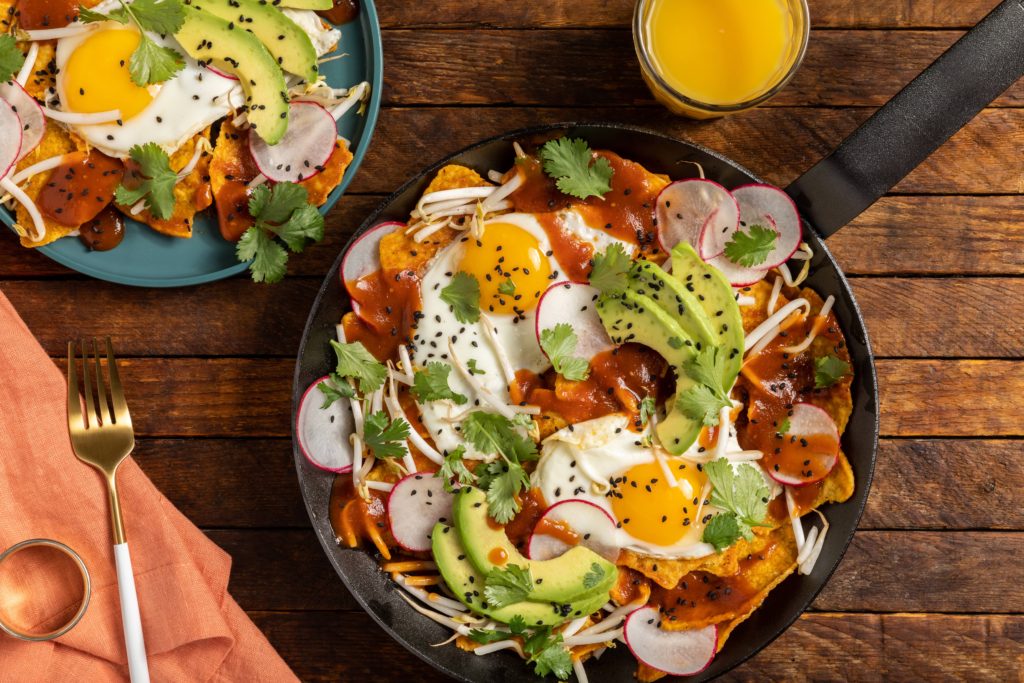 Orange Sauce Chilaquiles - San-J