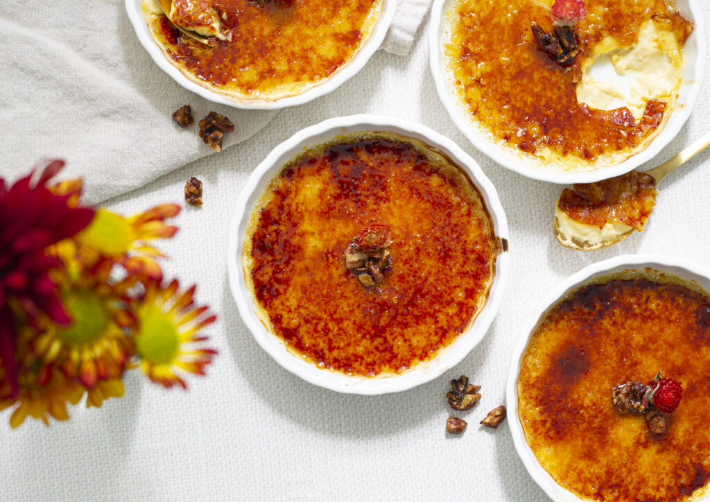 Gluten-Free Maple Tamari Caramel Crème Brulée - San-J