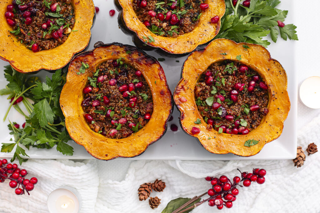 Quinoa Stuffed Acorn Squash - San-J
