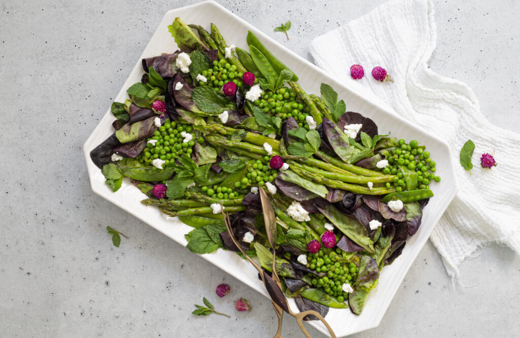 Spring Salad with Sweet Tamari Dressing - San-J