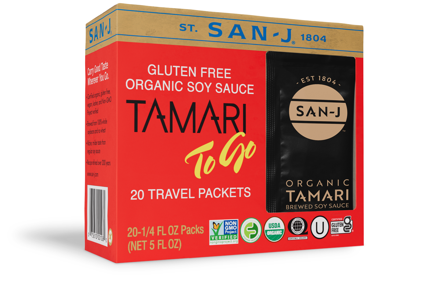 Tamari Soy Sauce Packets 20/Box Buy Online SanJ