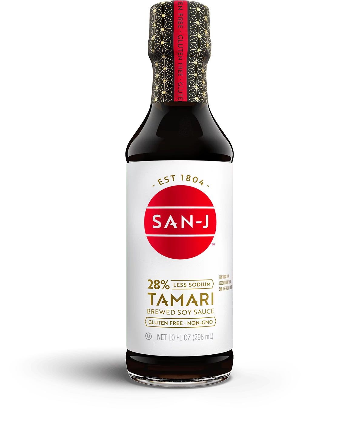 Gluten Free Tamari Soy Sauce - 28% Less Sodium | San-J