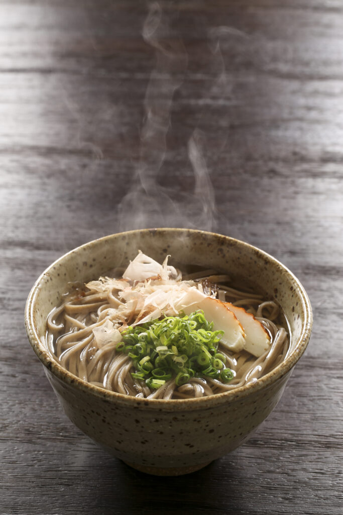Japanese Soba Noodle Soup (Kake Soba) - San-J