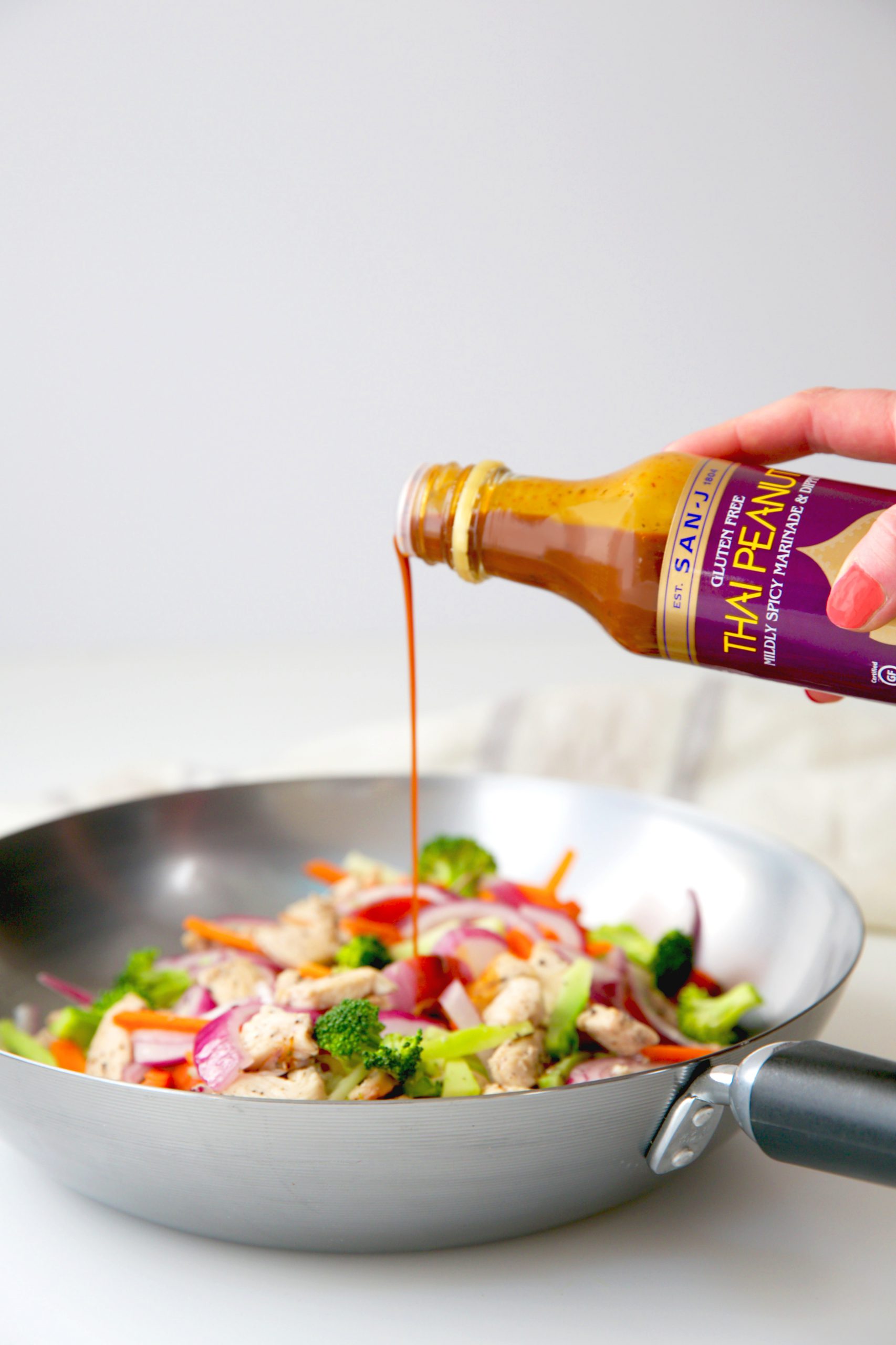 Easy stir-fy with San-J Asian Cooking Sauce