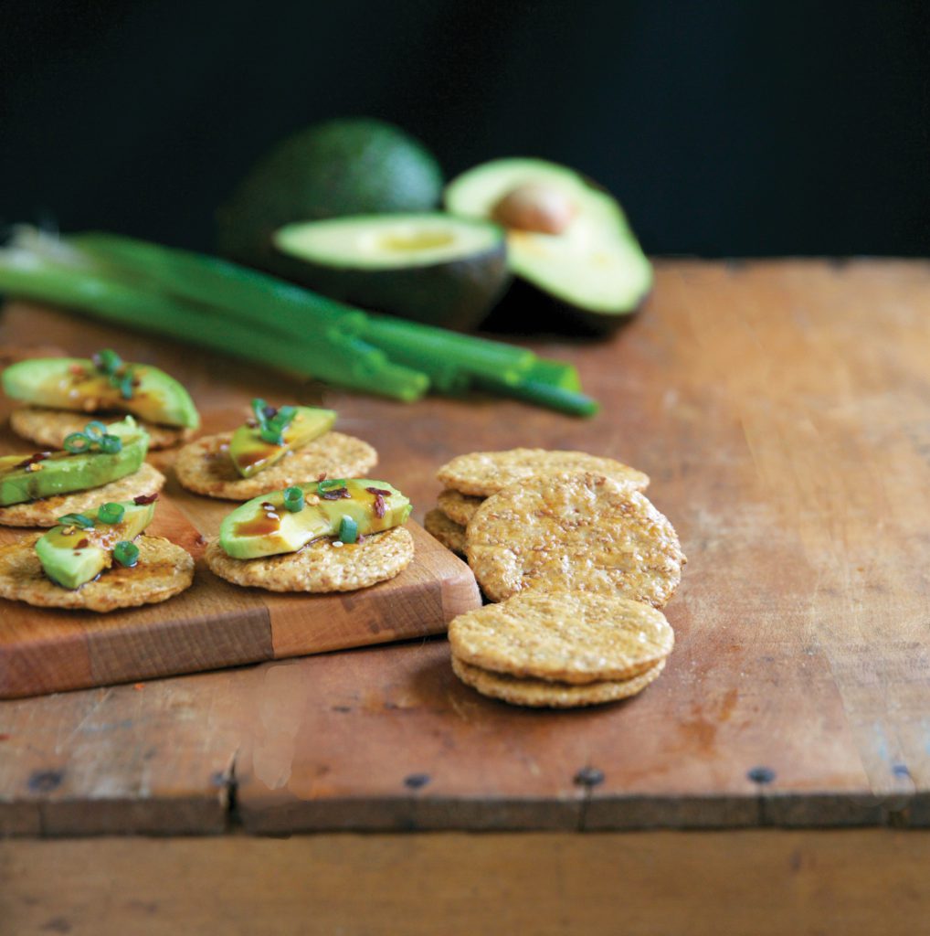Avocado Crackers Recipe Delicious Appetizer Idea SanJ