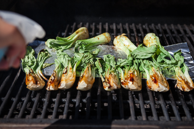 ￼How to Perfectly Grill Baby Bok Choy