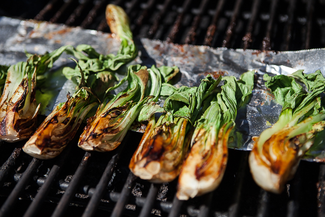 ￼How to Perfectly Grill Baby Bok Choy