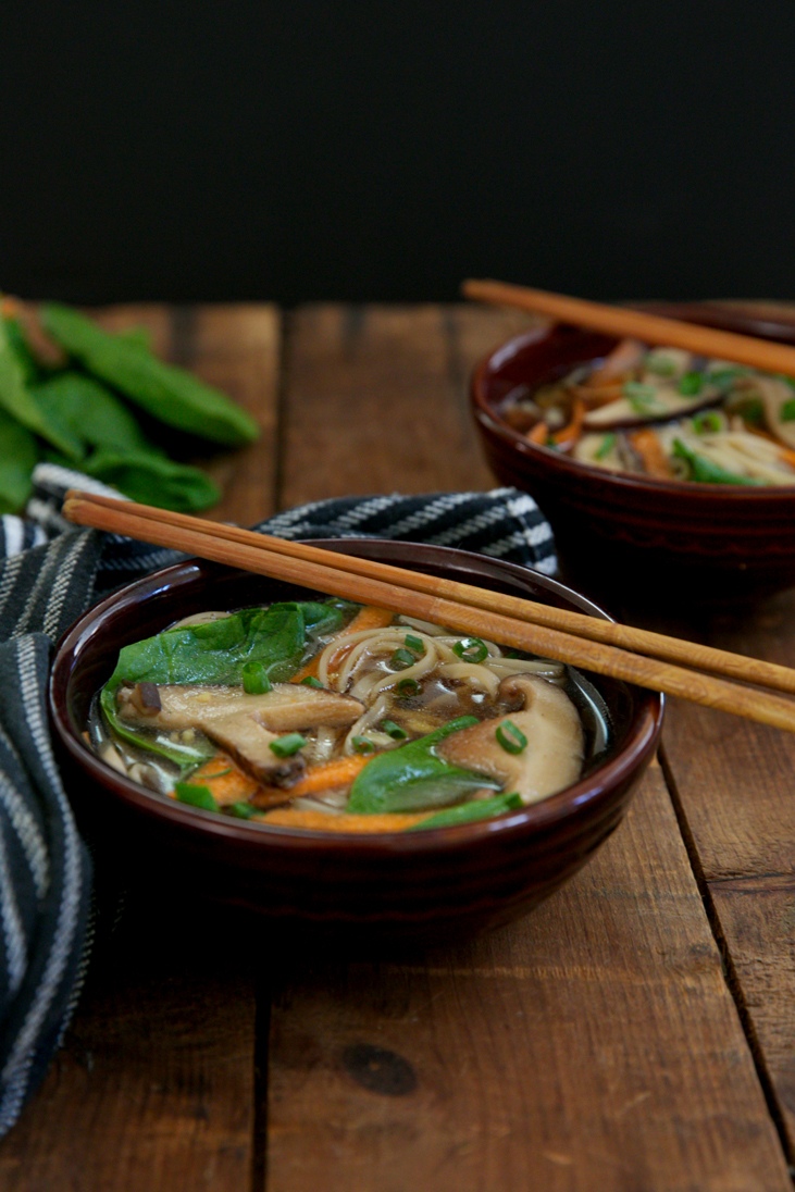 Use your homemade stock to make Japanese Noodle Soup.