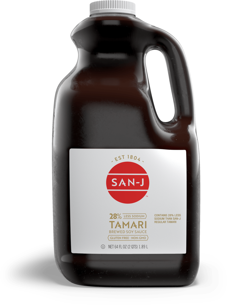 28 Less Sodium Tamari Soy Sauce for Food Service SanJ