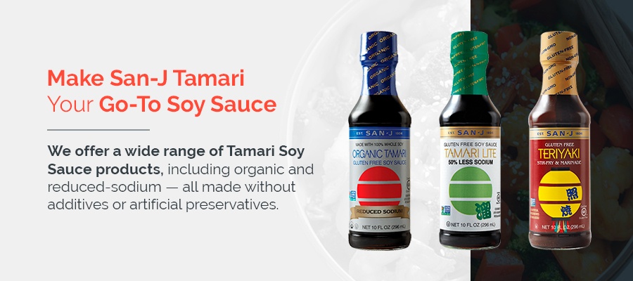 Make San-J Tamari Your Go-To Soy Sauce
