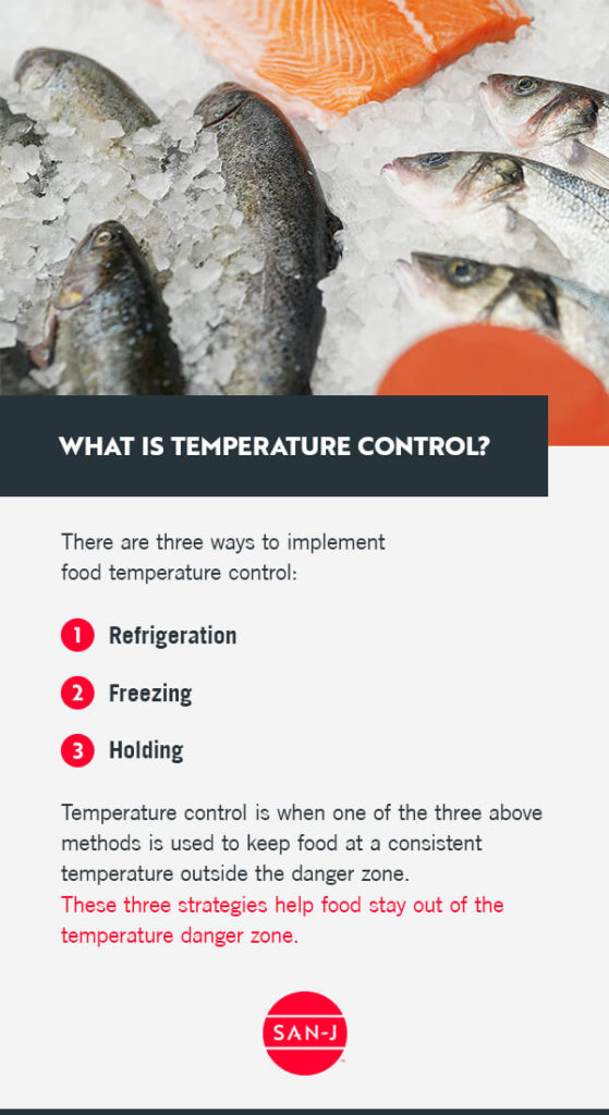 Keep food safe with time and temperature control