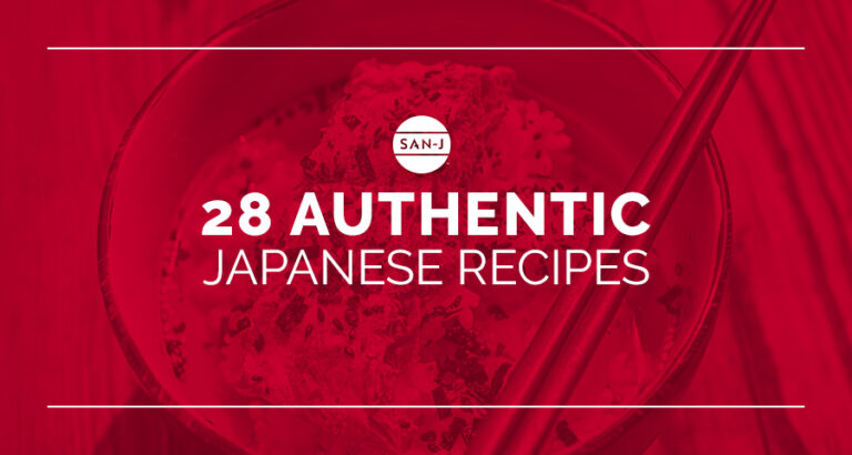 28 Authentic Japanese Recipes - San-J