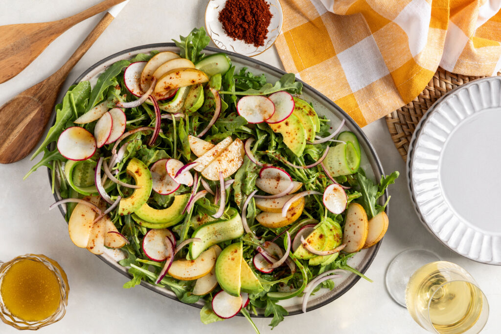 Asian Pear and Arugula Salad - San-J