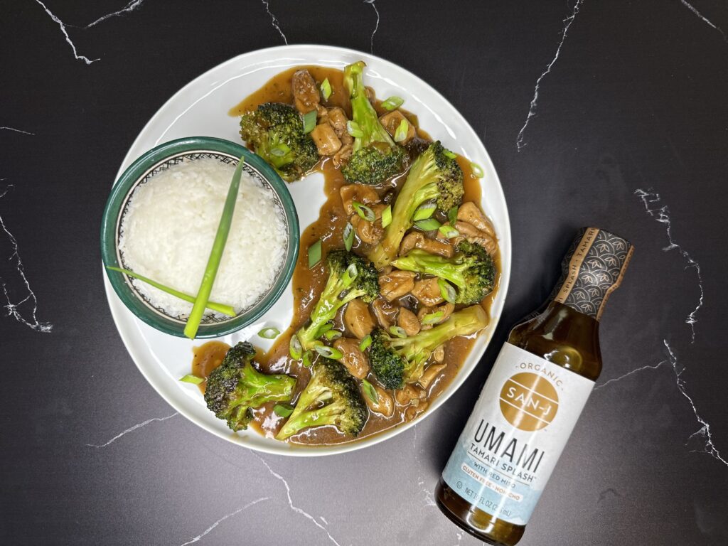 Umami Chicken with Broccoli SanJ