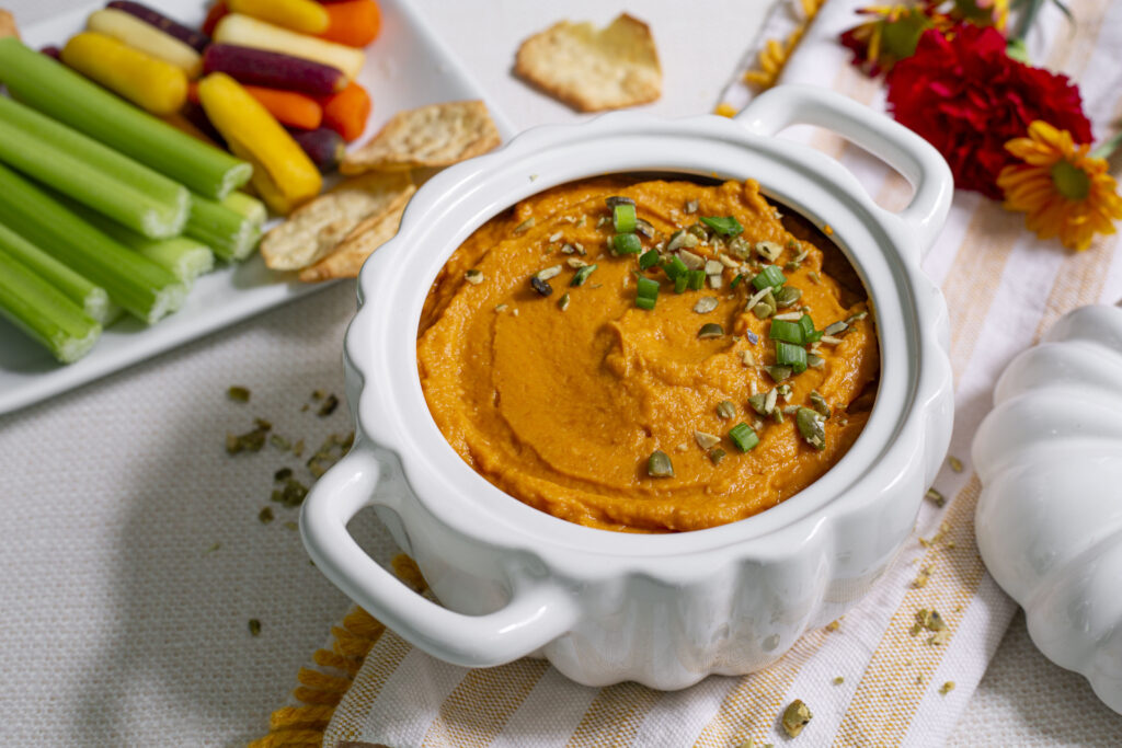Pumpkin dip feature
