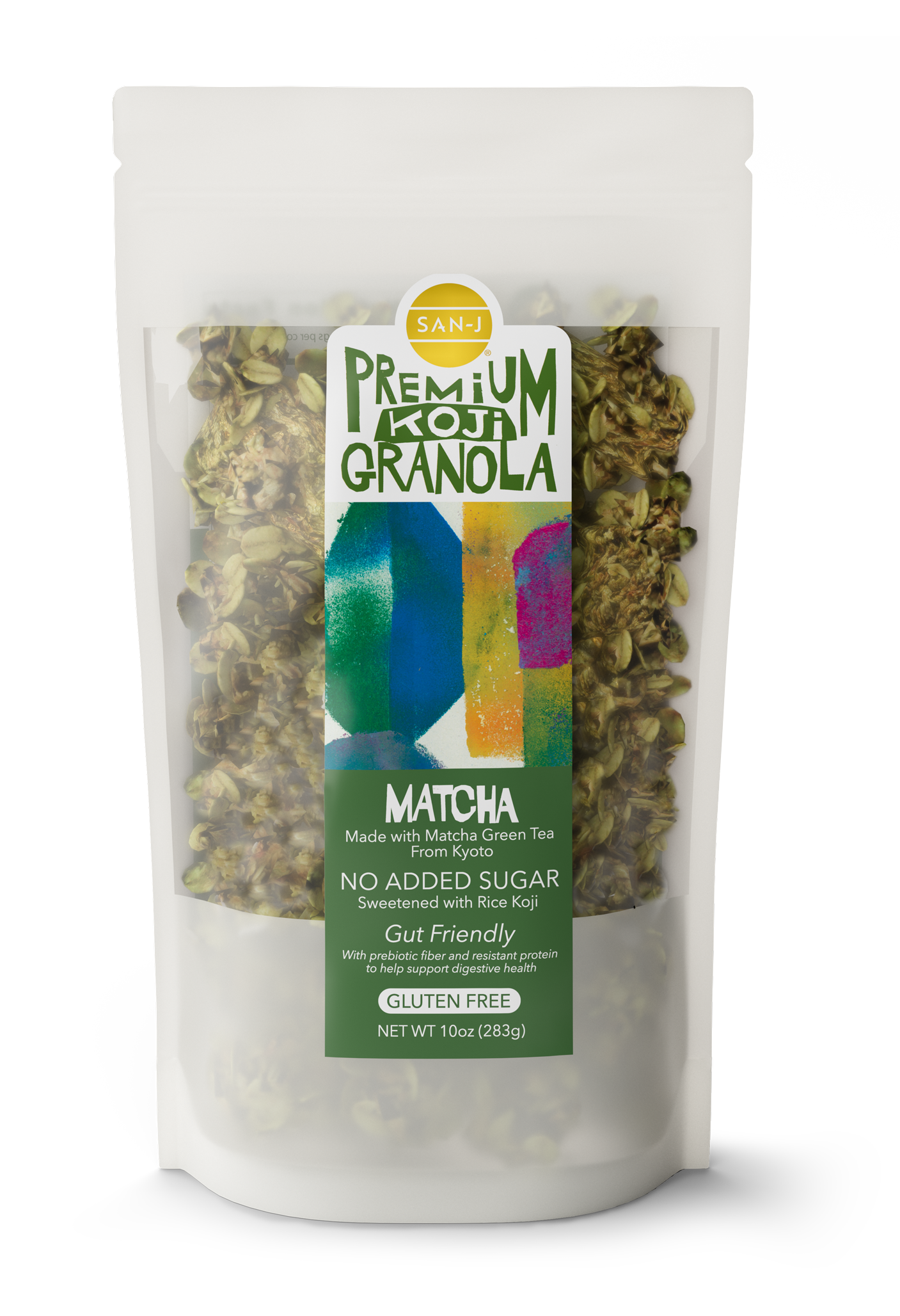 San-J Matcha Premium Koji Granola